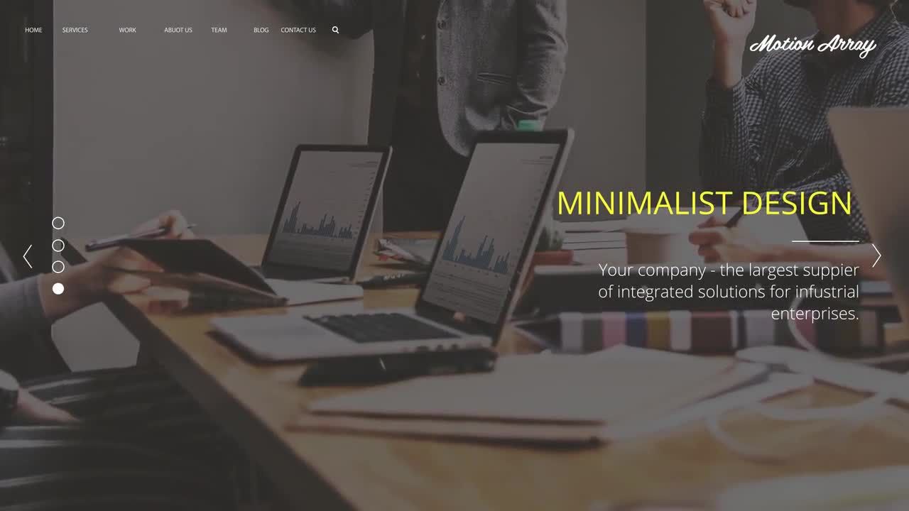 现代极简风格公司企业宣传片素材库精选AE模板