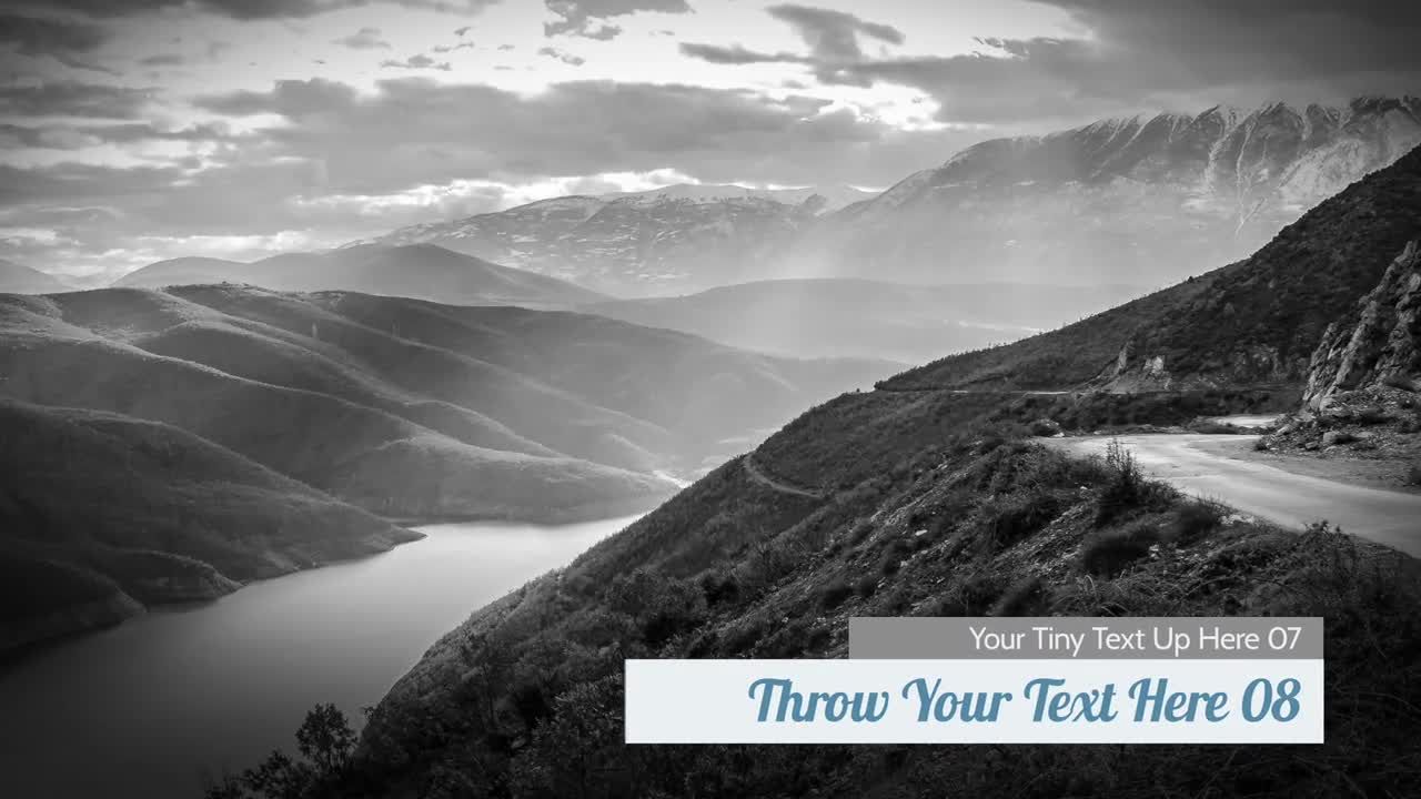 6个独特的下三分之一素材库精选AE模板