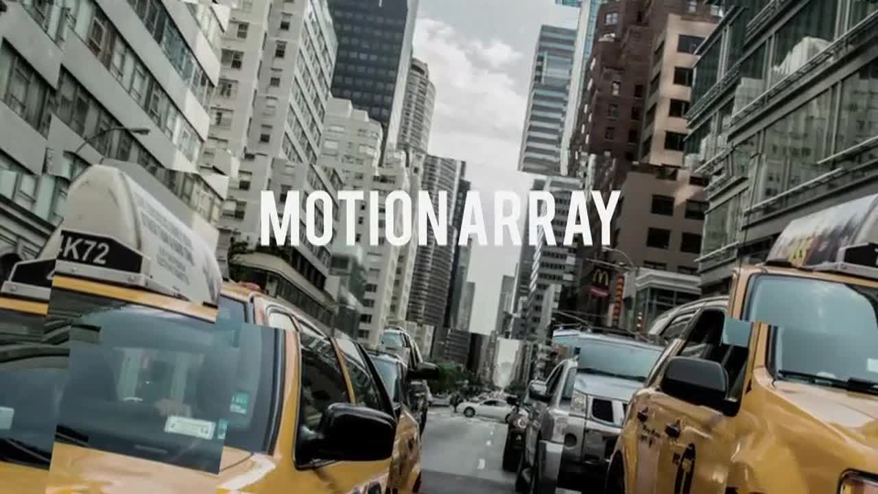 快速城市开启者时髦动画文本素材库精选AE模板