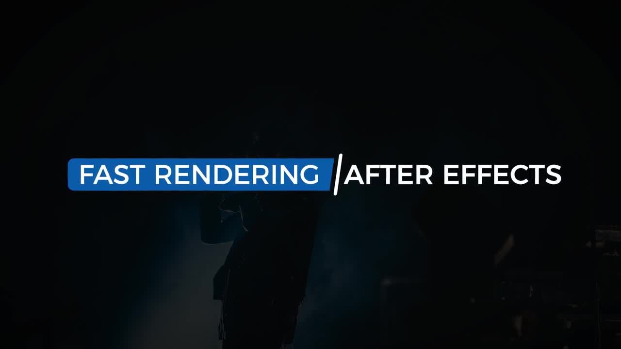 12个流畅简单的动画全屏标题素材库精选AE模板