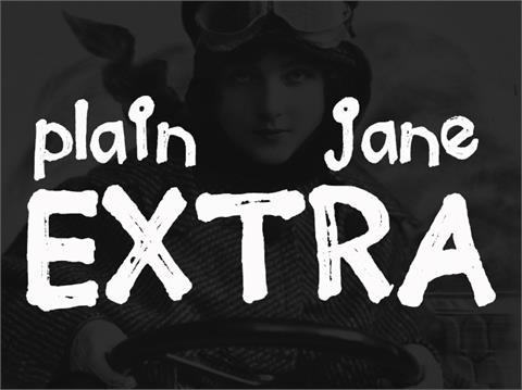 Plain Jane Extra font素材之家精选英文字体