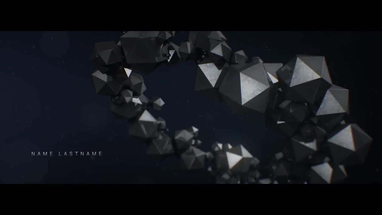 金属文本元素系列电影标题素材库精选AE模板