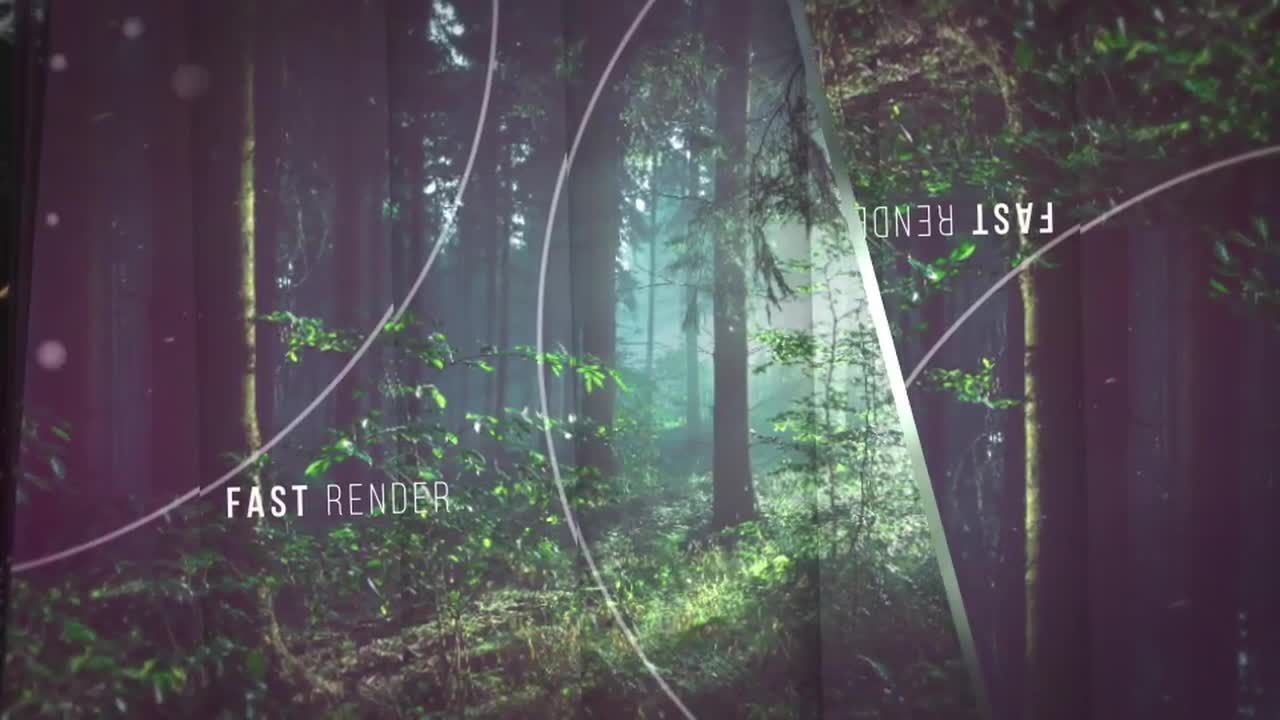 简单的商业广告幻灯片素材库精选AE模板