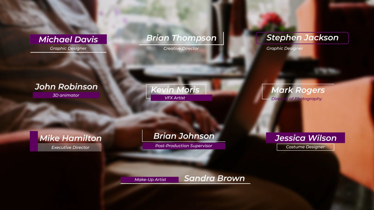 极简的标题字幕条动画特效素材库精选AE模板