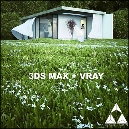 别墅室外场景3DMAX模型