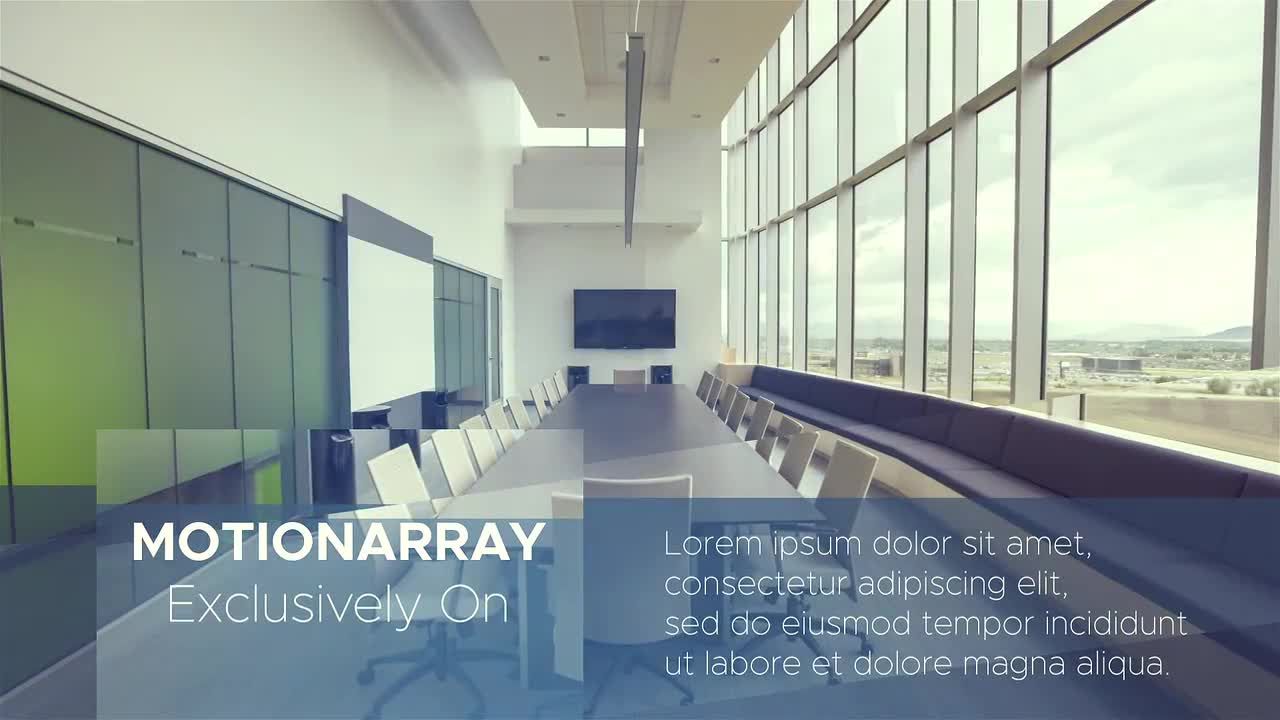 清洁抽象企业促销素材库精选AE模板