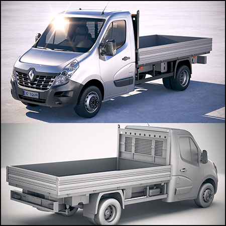 雷诺自卸车2018汽车素材之家精选3D模型