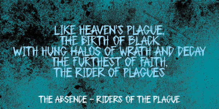 Plague Master Font Family素材之家精选英文字体