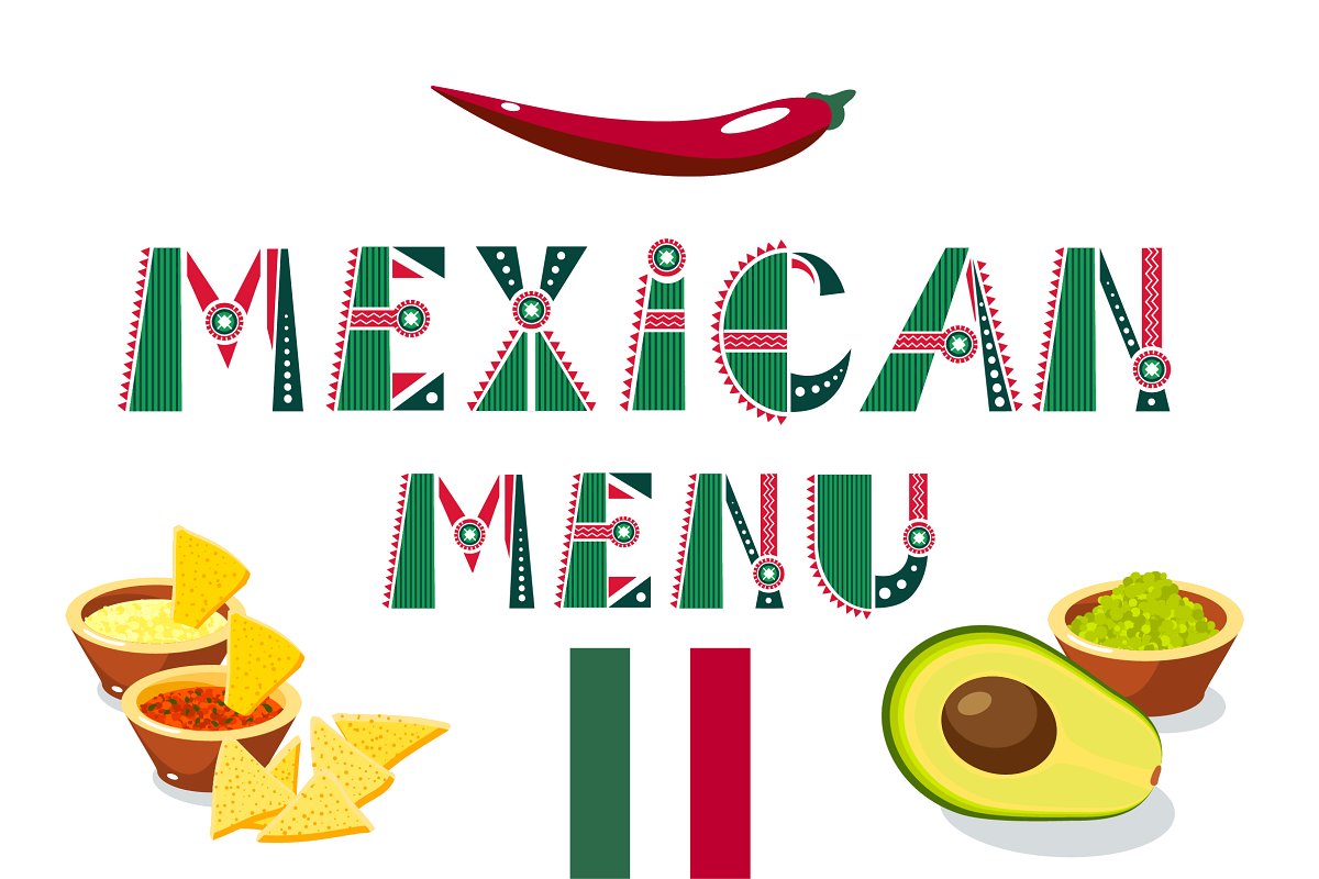 OTF color font Mexifont插图3