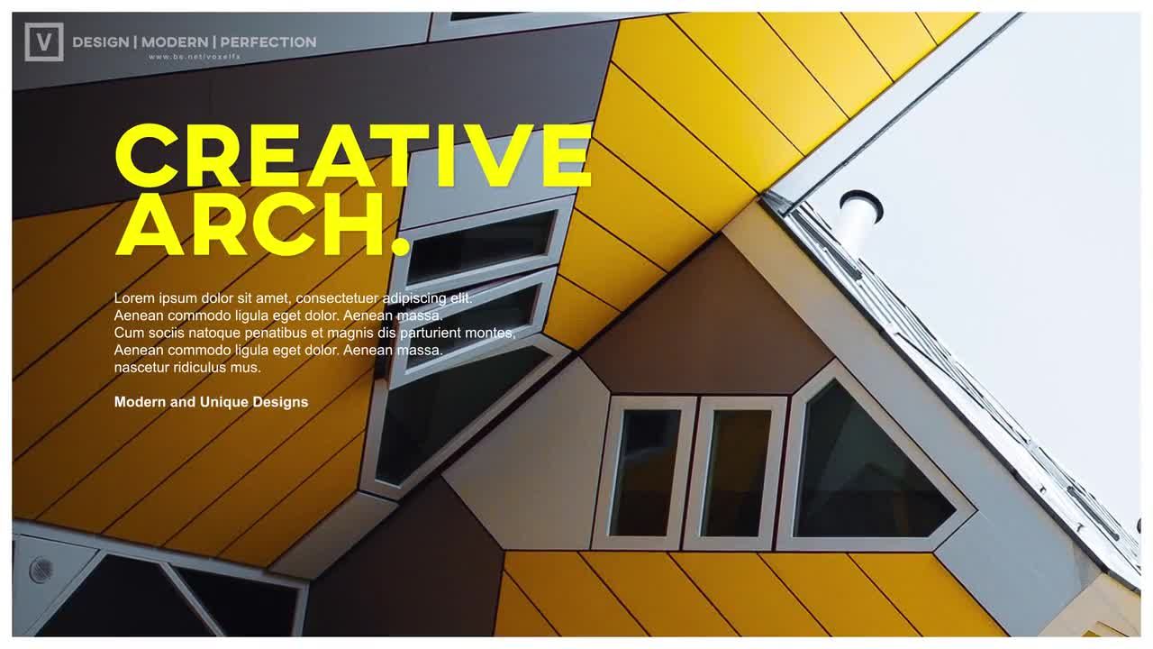 整洁时尚的文本动画平滑过渡效果素材库精选AE模板