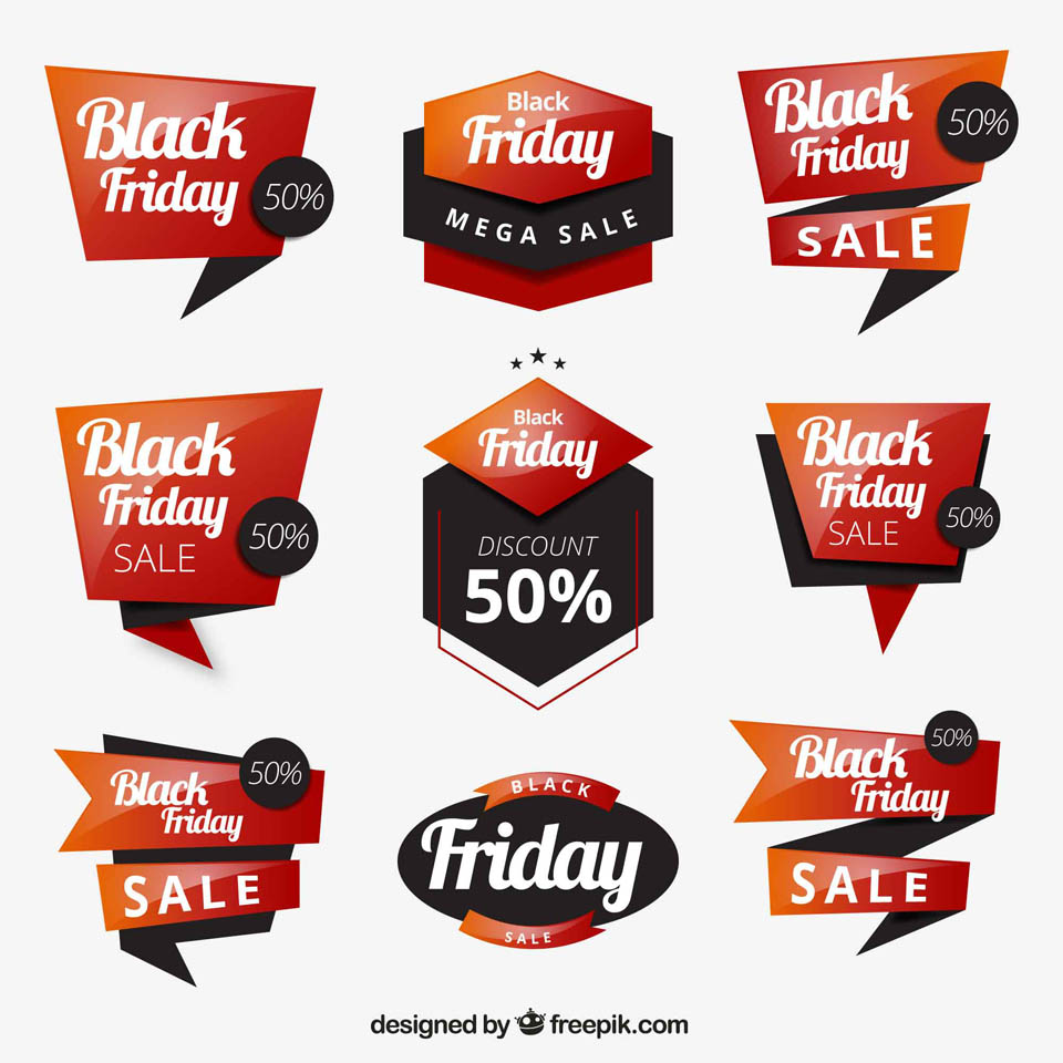 第四弹：30+黑色星期五促销广告物料素材 Black Friday Sales Graphics插图(21)