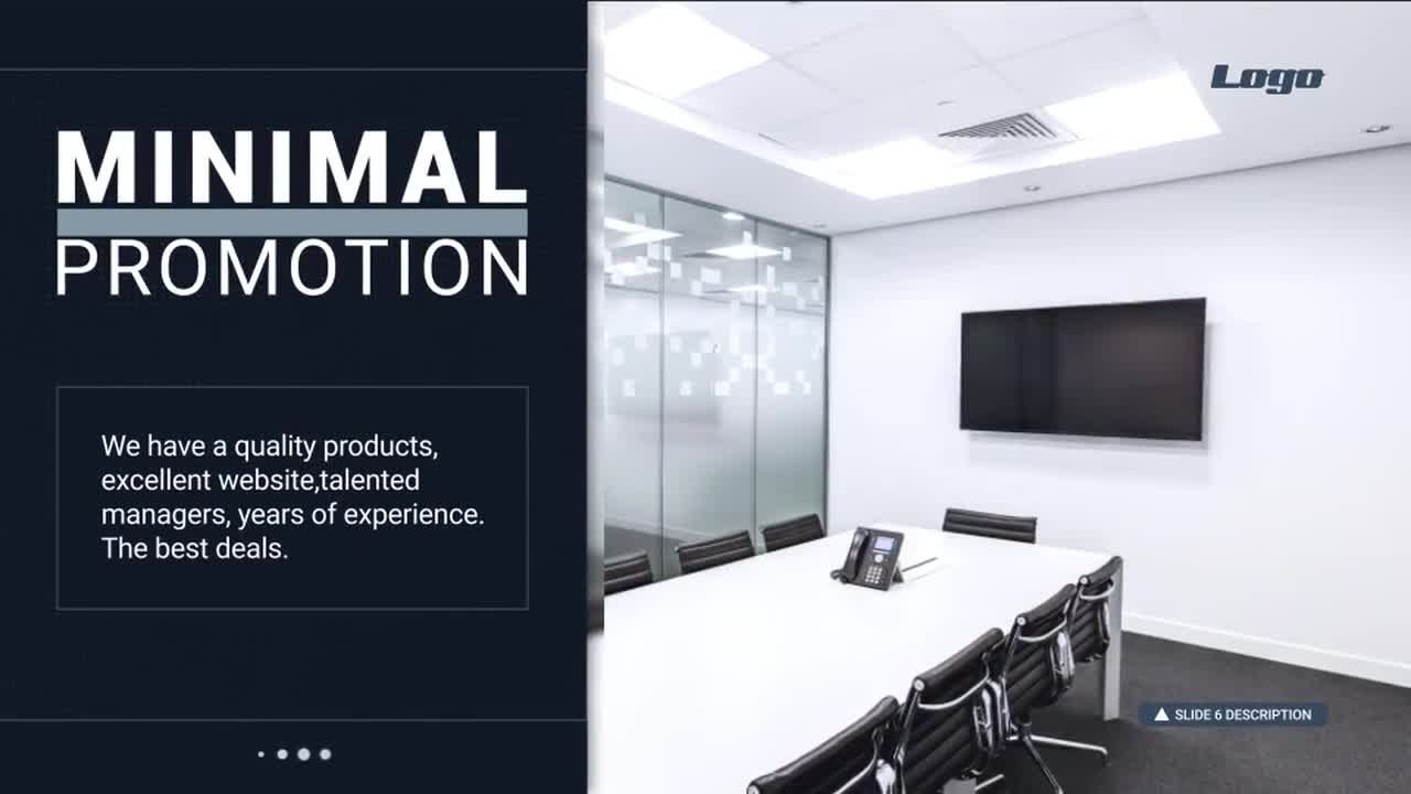 时尚的动画业务演示文稿素材库精选AE模板