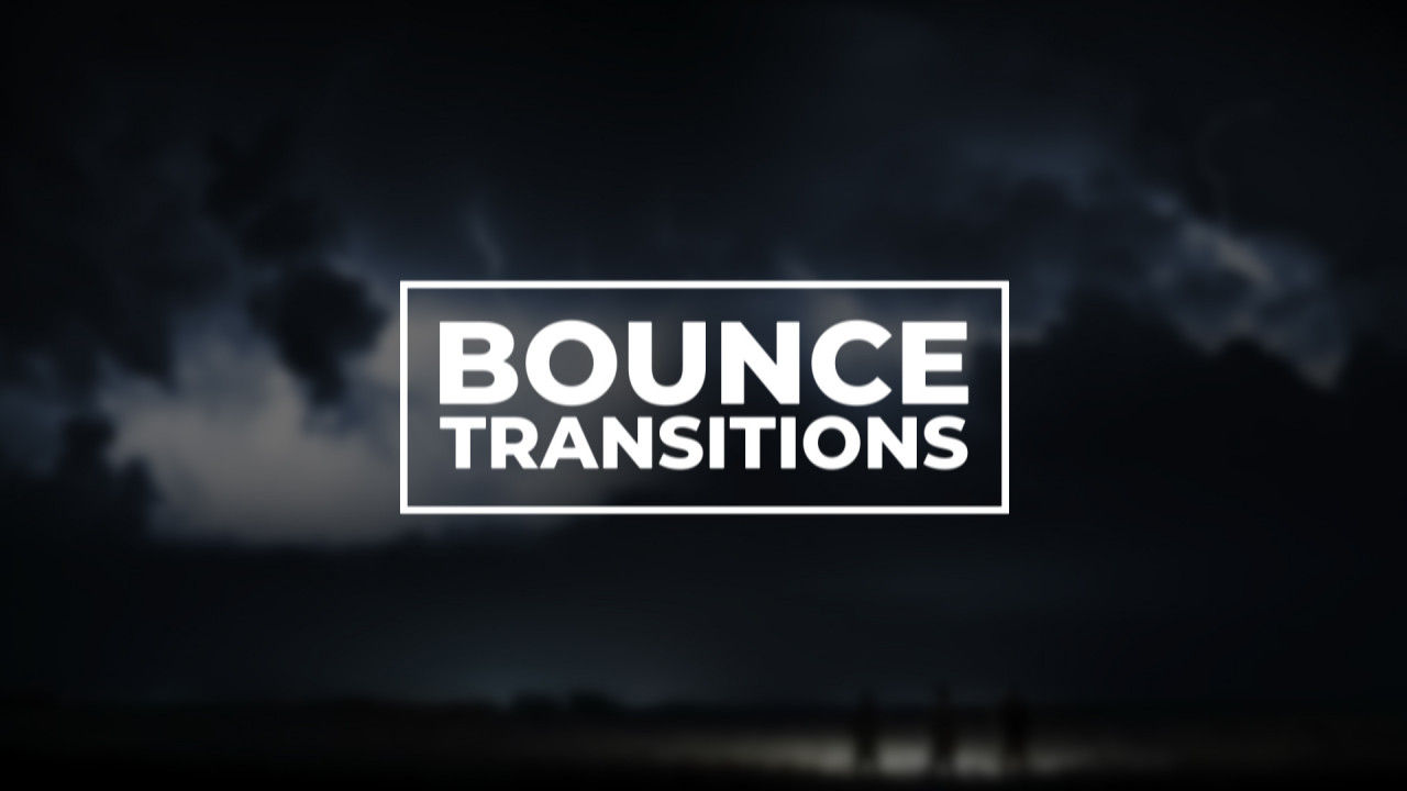 20个弹跳过渡转换素材库推荐PR模板