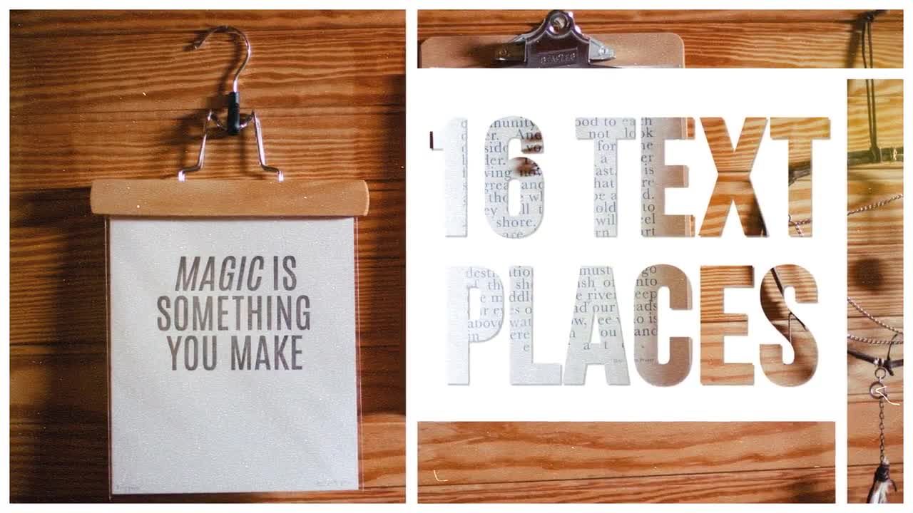 简约优雅的动态幻灯片素材库精选AE模板