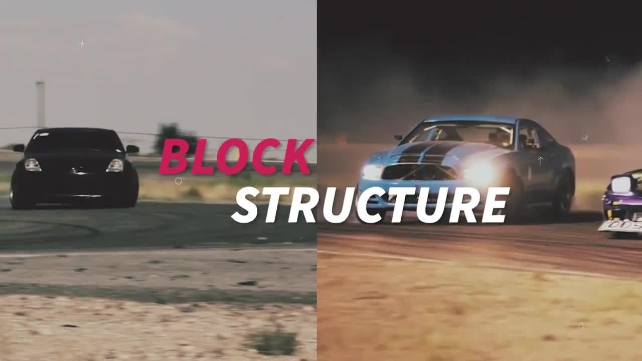 独特时尚现代的宣传介绍素材库精选pr模板