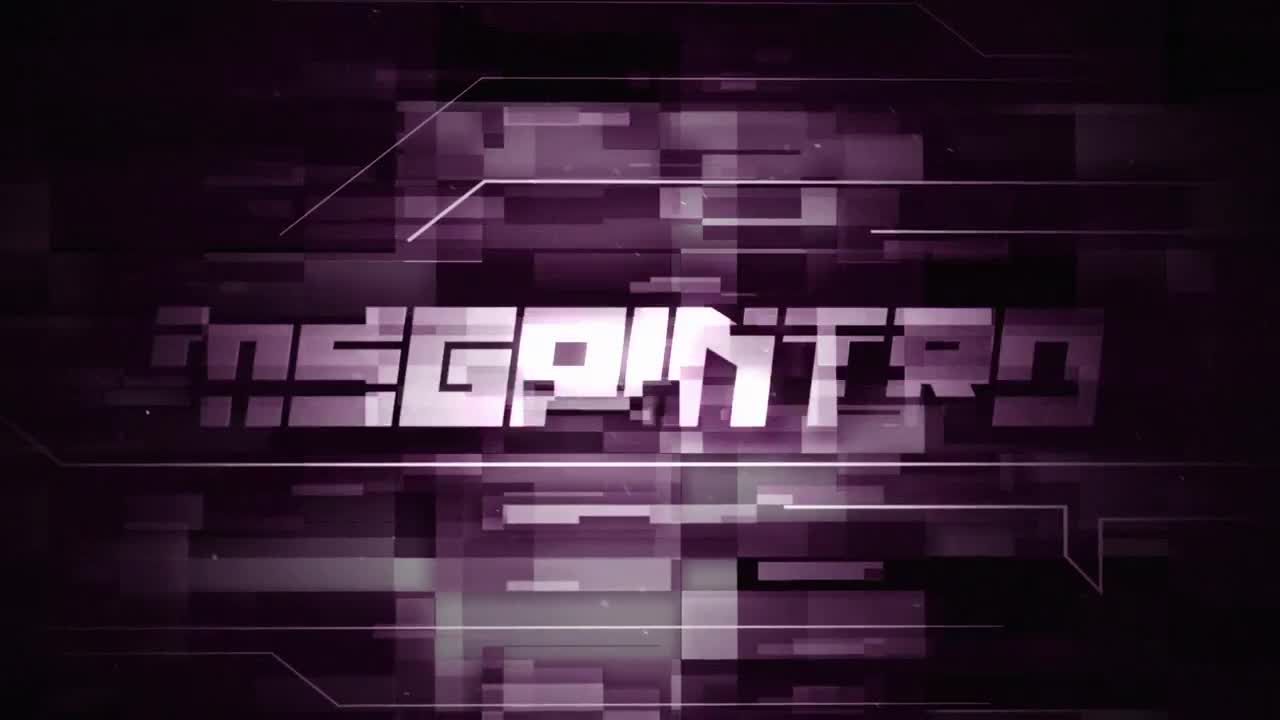 现代风格毛刺动画介绍素材库精选AE模板