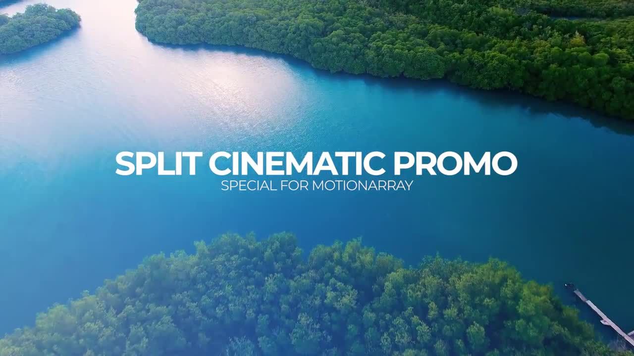 漏光和分割屏幕效果素材库精选PR模板