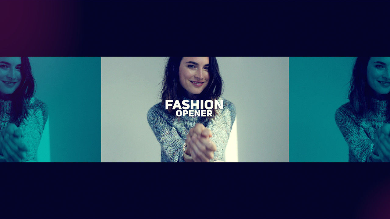 清爽创意风格时尚促销素材库精选AE模板