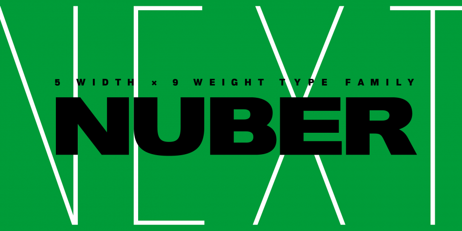 Nuber Next Font Family插图1