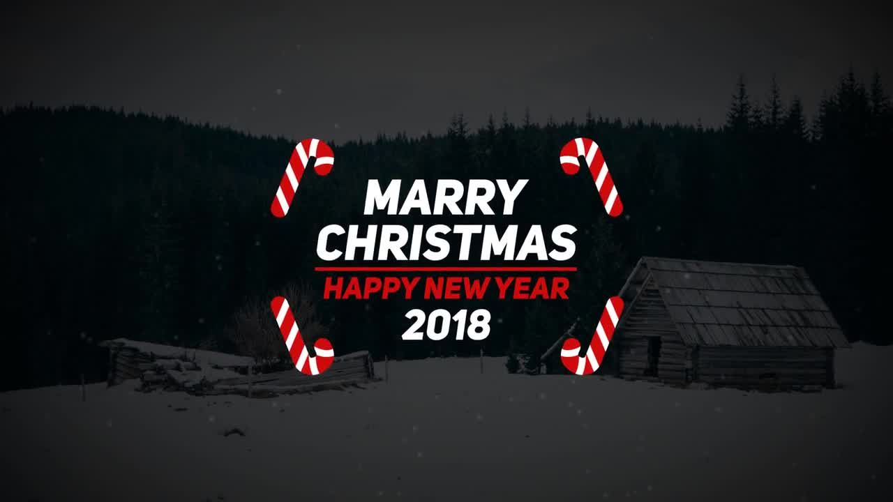 6个独特的圣诞节标题低三分之一素材库精选AE模板