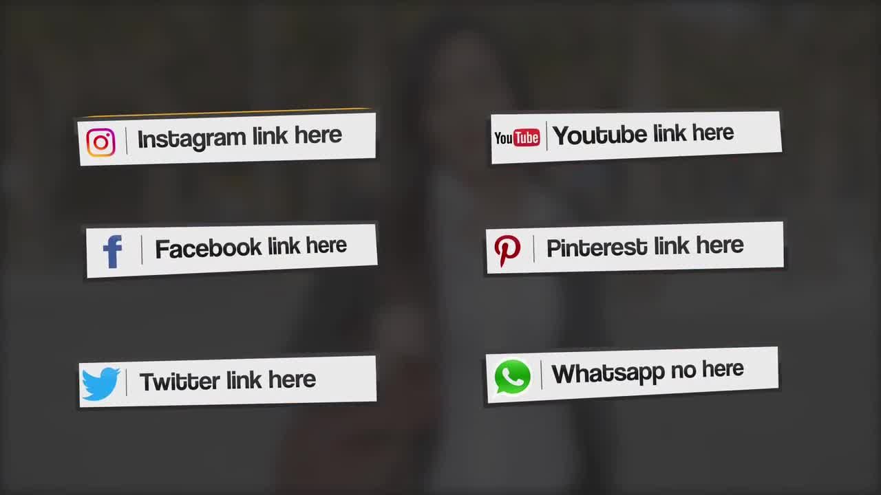 6个徽标显示素材库精选AE模板