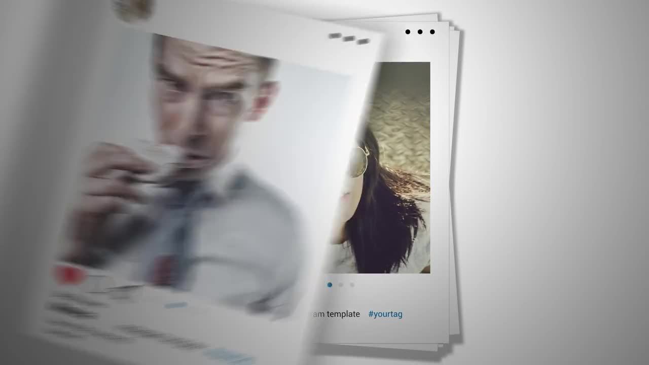 Instagram促销活动素材库精选AE模板