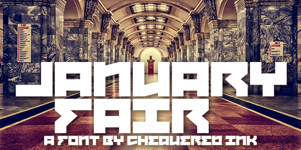 January Fair font插图