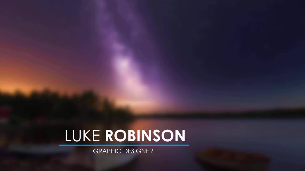 最低的下三分之一素材库精选AE模板