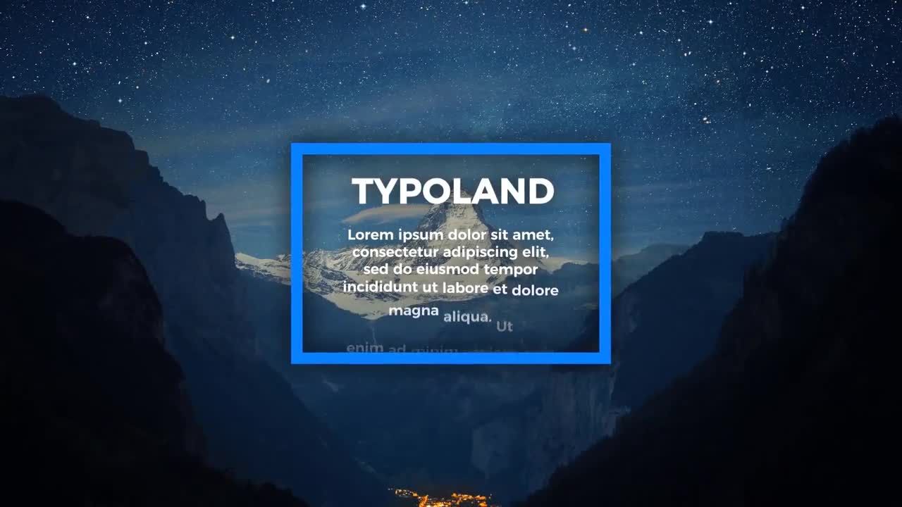 迷你下三分之一商业广告动态标题文本素材库精选AE模板