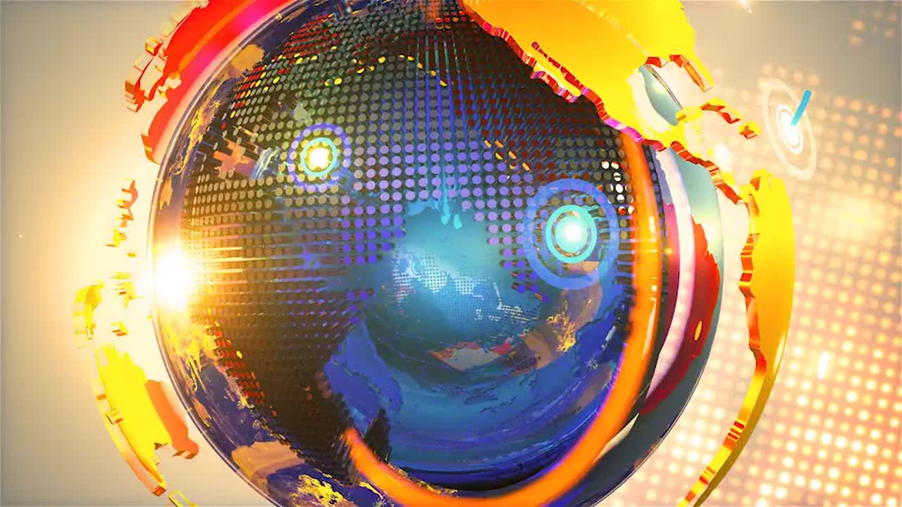 新闻晨报介绍动画素材库精选AE模板