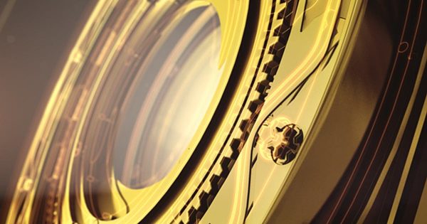 机械齿轮Logo演示素材库精选AE模板 Aperture Logo Opener