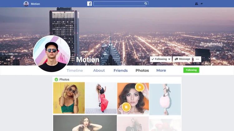 脸书促销产品介绍ae模板