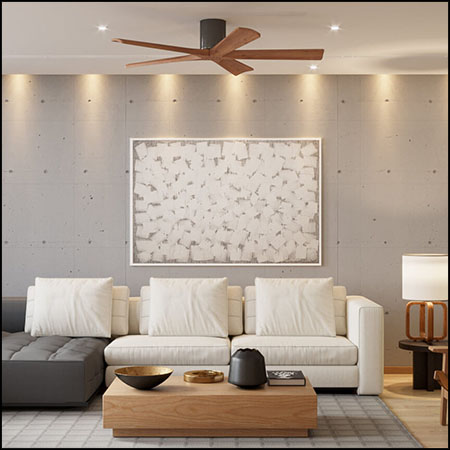 现代客厅和厨房场景素材之家精选3D模型By Huynh Le