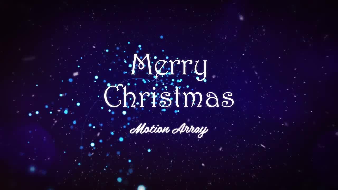 精美的圣诞节标题动画素材库精选AE模板