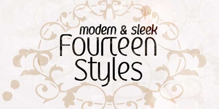 Kandira Font Family素材之家精选英文字体