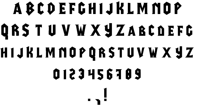 warcraft font插图1 warcraft font插图1