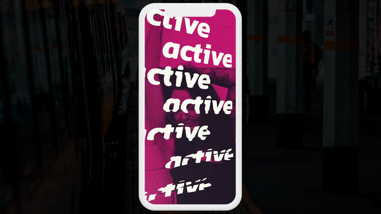 快速垂直促销Instagram故事系列动画PR模板