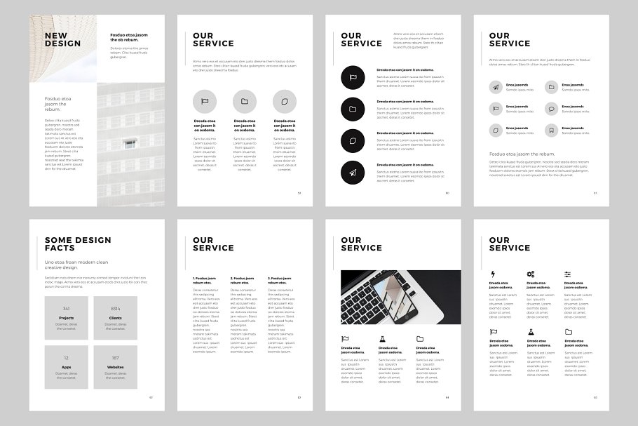 创意视觉设计品牌PPT幻灯片模板 NORS Vertical Powerpoint + 20 Photos插图(12)