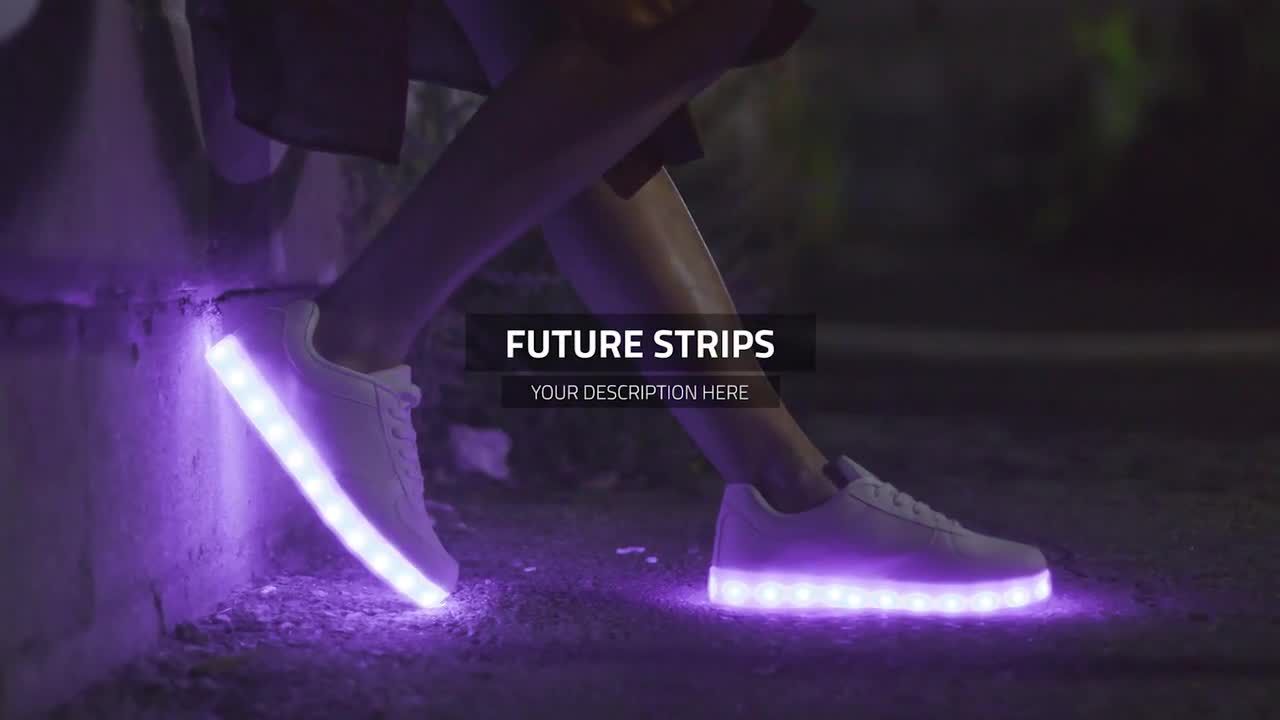 条状效果广告首映幻灯片素材库推荐PR模板