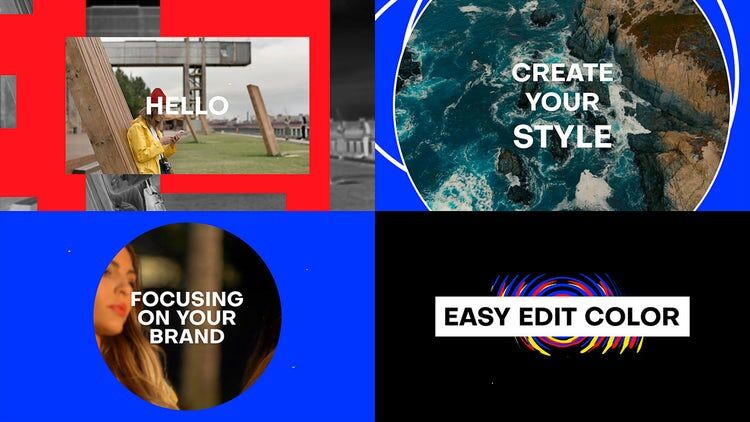 印刷动力学简介视频素材库精选AE模板