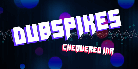 Dubspikes font素材之家精选英文字体