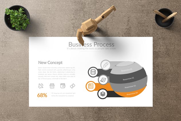 商业计划书演示PPT幻灯片设计文稿 AGIA Powerpoint Template插图(3)