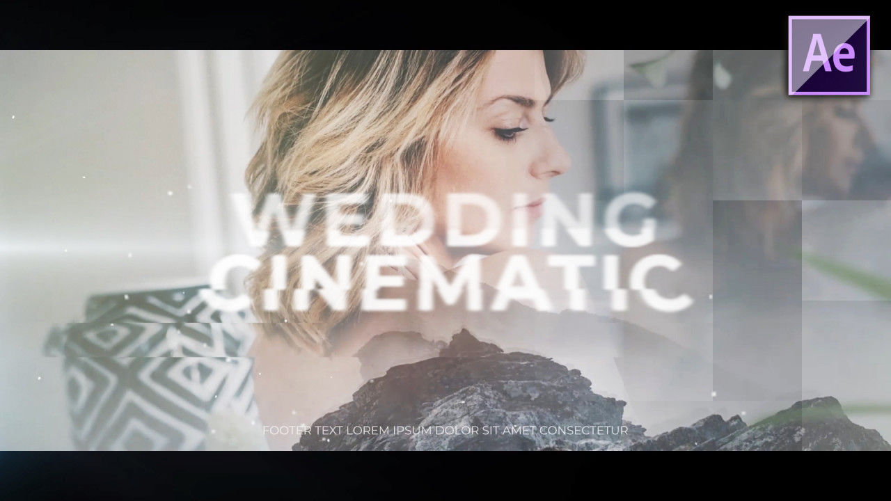 婚礼电影促销素材库精选AE模板
