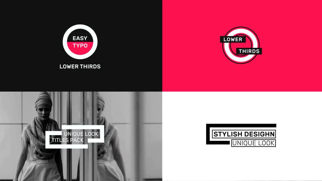 15个专业设计的全屏排版标题素材库精选AE模板