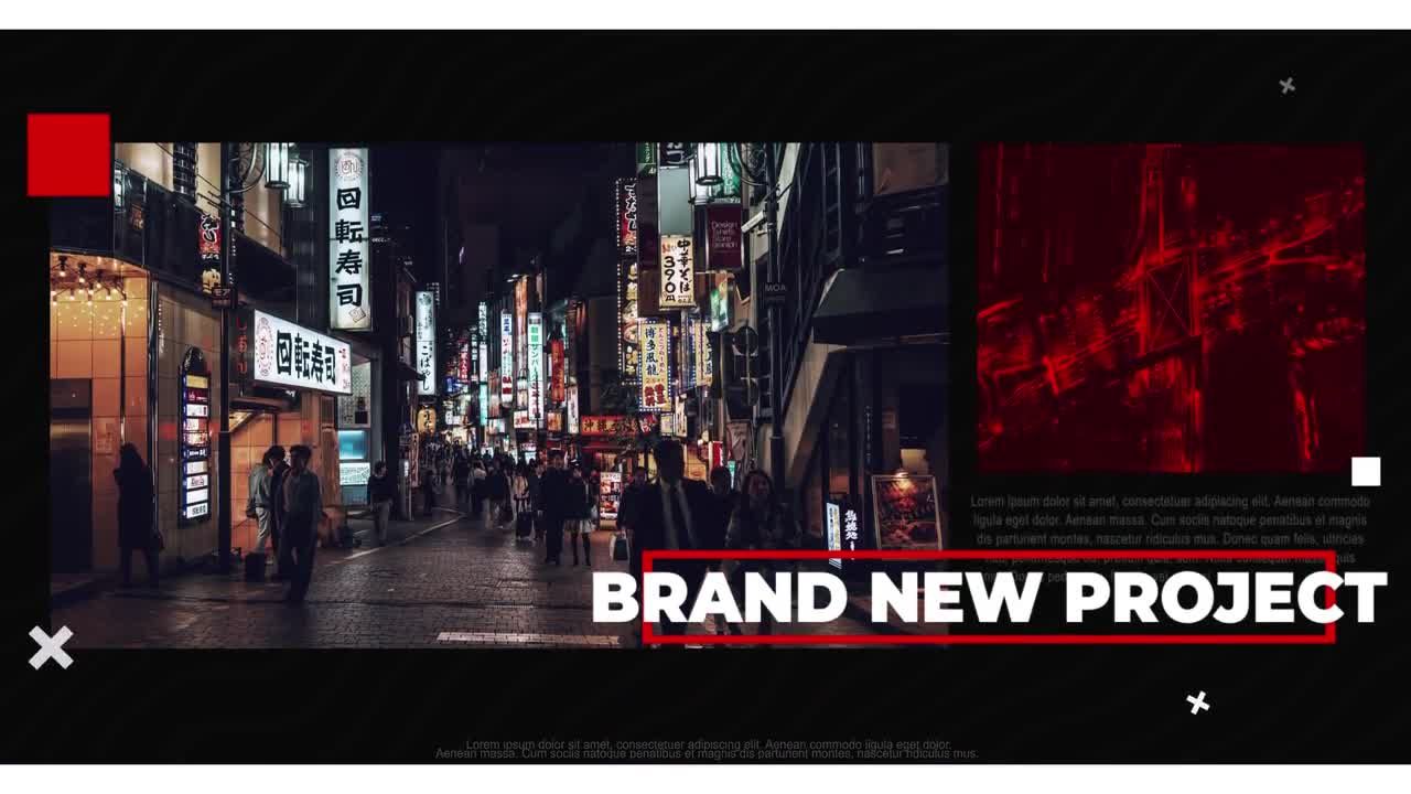 简单文本动画时尚过渡素材库精选AE模板