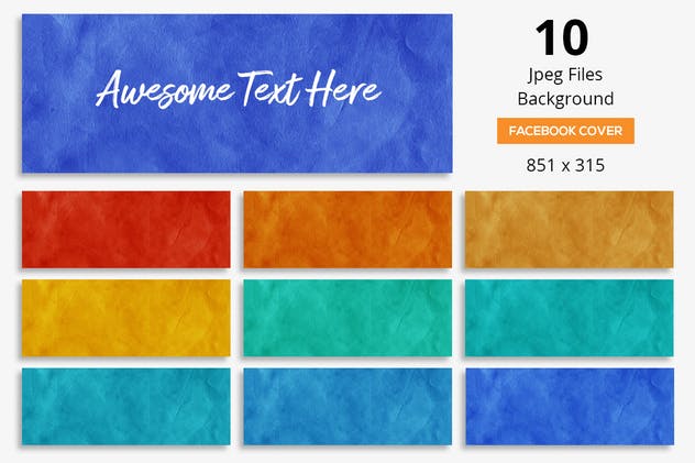 90款Facebook封面背景设计模板素材库精选 90 Facebook Cover Background插图(8)
