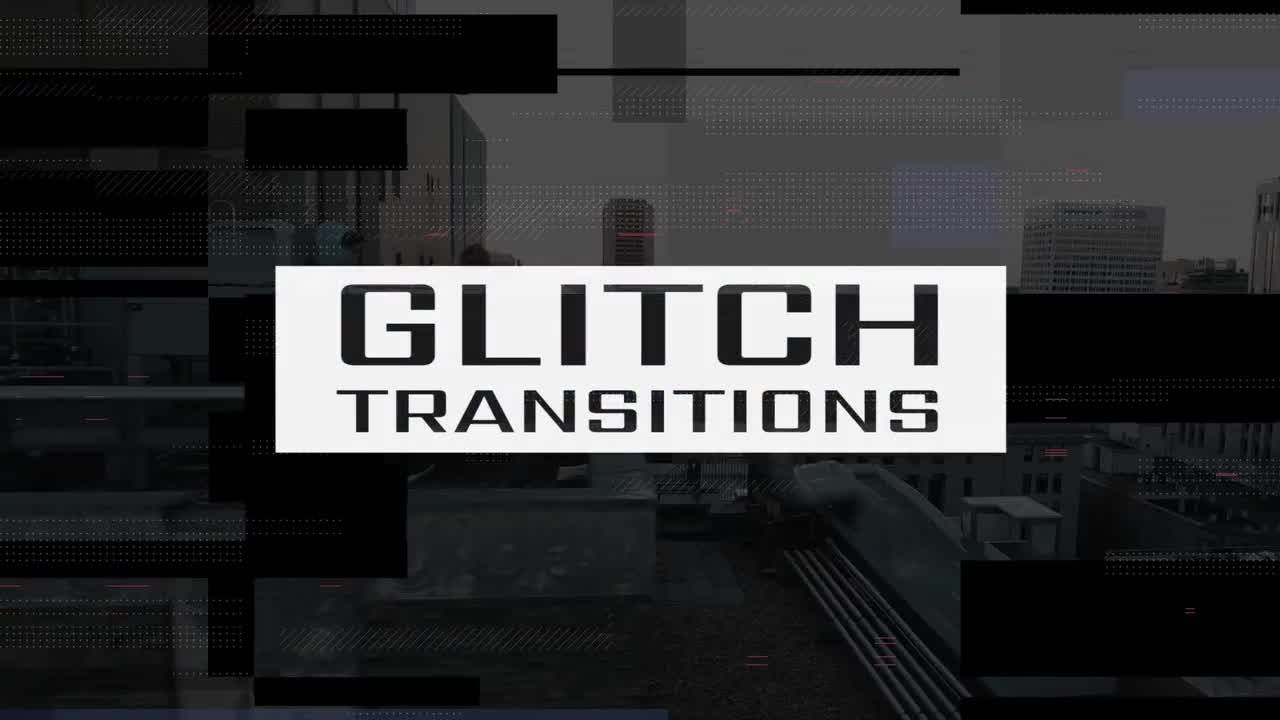 7个毛刺转换动画素材库推荐PR模板