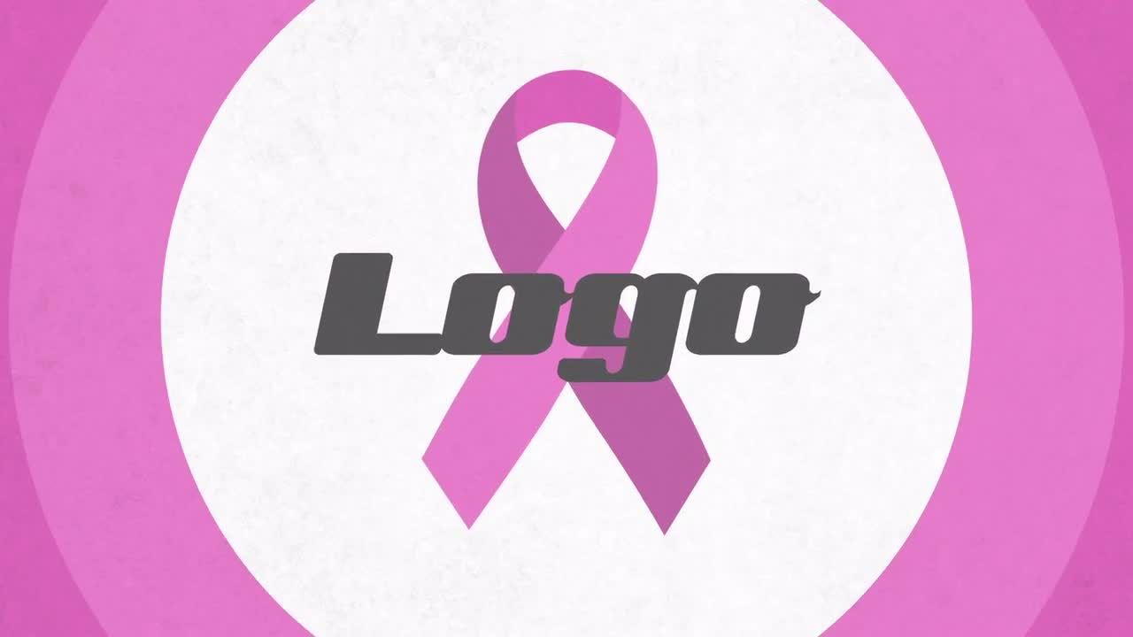 清新淡雅的丝带徽标素材库精选AE模板