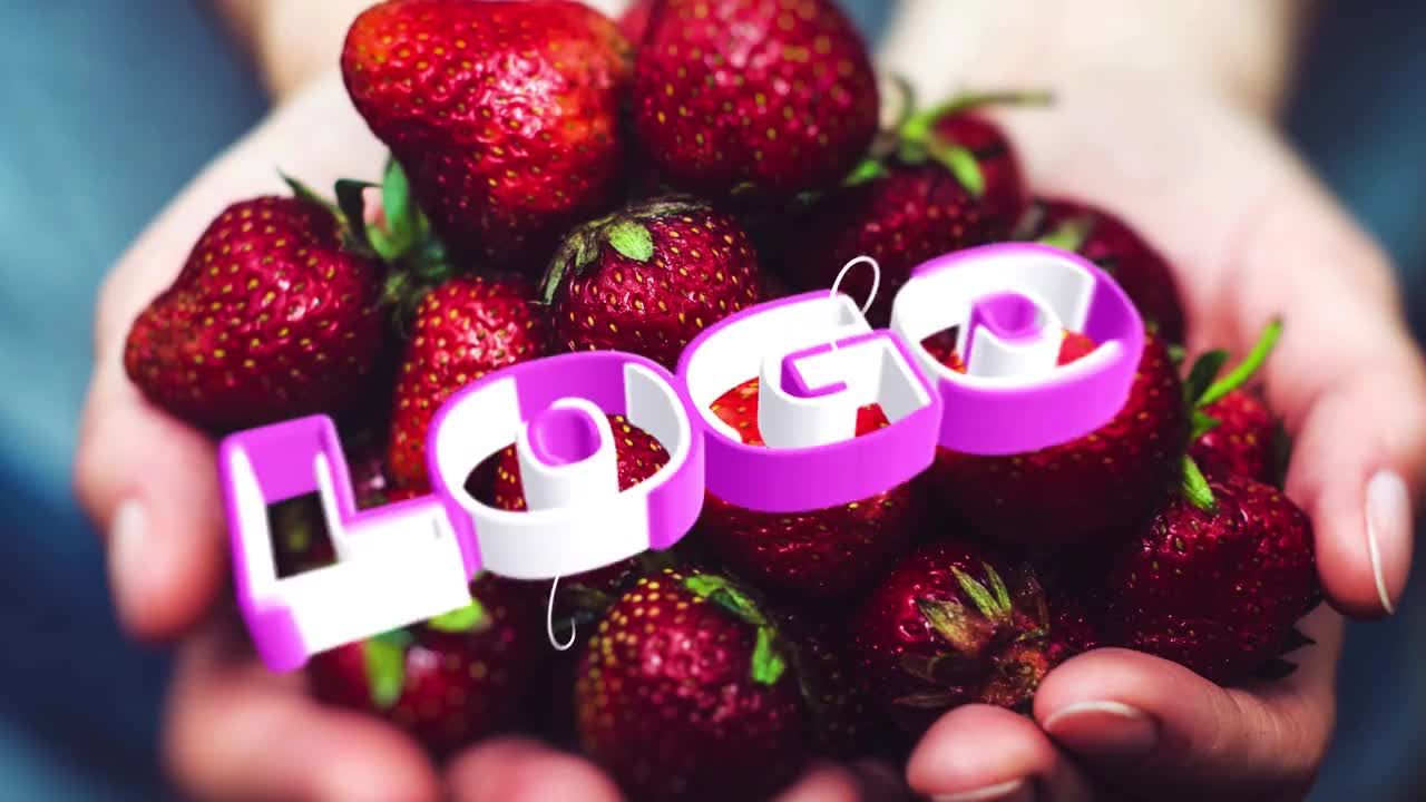 简单的光泽徽标素材库精选AE模板