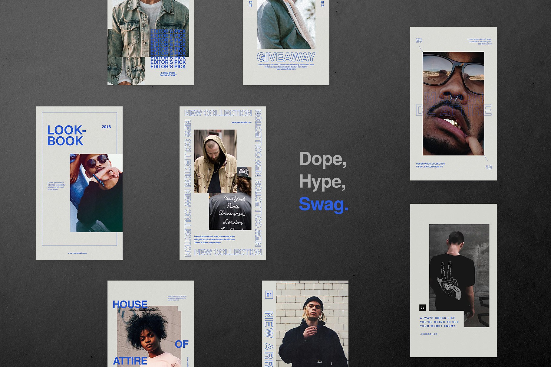 街头服饰Ins故事贴图模板素材库精选合集 Instagram Stories – Streetwear插图(7)